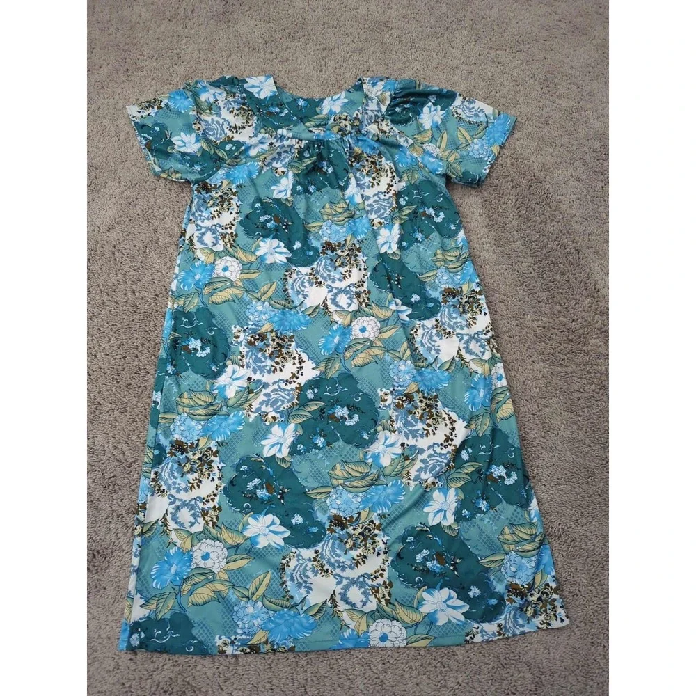 Anthony Richards‎ Nightgown Womens M Floral Tradwife Comfort